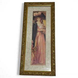 Cloaked Innocence by artist Leon Martin Picture in Frame 11.5” x 4.5”